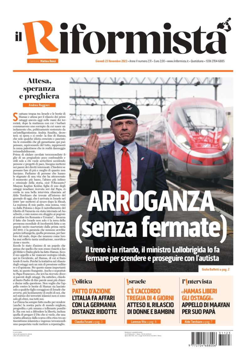 Quotidiano del 23 Novembre 2023