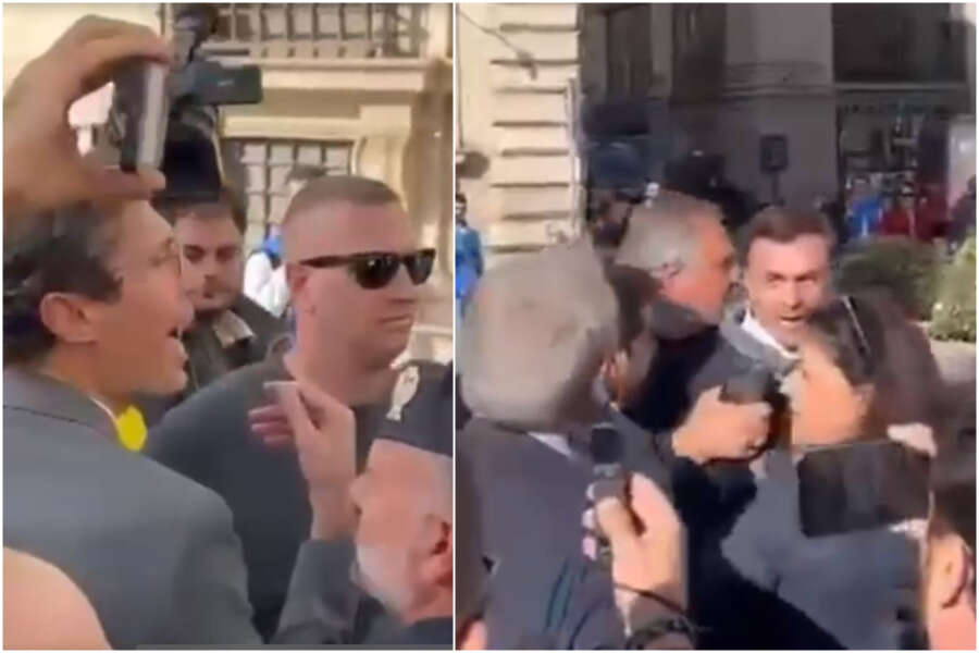 Carne coltivata, Prandini di Coldiretti aggredisce “il delinquente” Della Vedova di +Europa: il ring davanti Palazzo Chigi