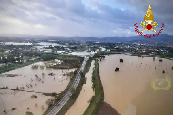 Le terre alluvionate della Toscana dopo l’ondata di maltempo
