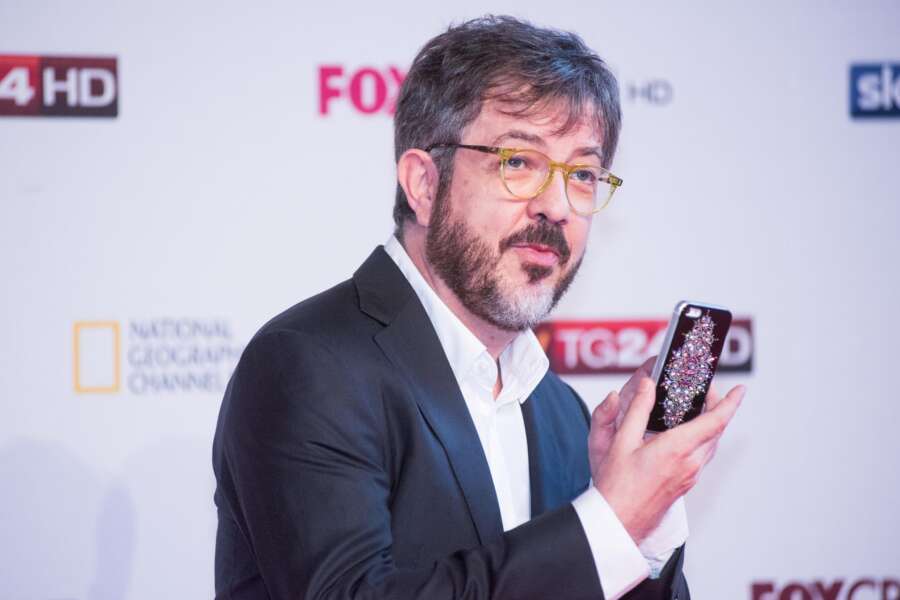 Foto Piero Cruciatti / LaPresse
15-09-2015 Milano, Italia
Spettacolo
Presentazione Programmi Sky 2015-2016 a Milano 
Nella Foto: Rocco Tanica
Photo Piero Cruciatti / LaPresse
15-09-2015 Milan, Italy
Entertainment
Presentation of sky tv programmes 2015-2016 
In the Photo: Rocco Tanica