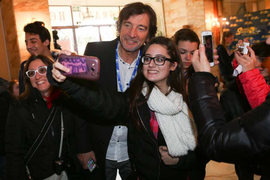 Foto LaPresse – Andrea Negro
13-02-2015 Sanremo, IM
spettacolo
65mo Festival della canzone italiana.         Personaggi in giro per Sanremo
nella foto: Claudio Cecchetto

Photo LaPresse – Andrea Negro
February 13, 2015 Sanremo IM
Entertainment
65th "Festival della canzone italiana".    singers around sanremo
In the photo: Claudio Cecchetto