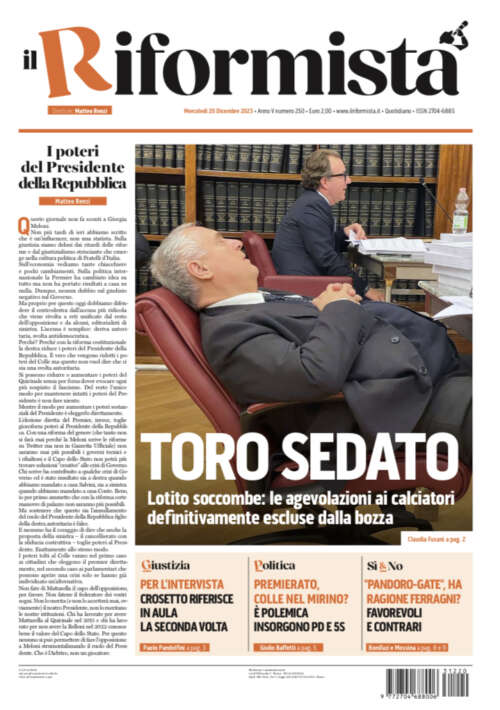 Quotidiano del 20 Dicembre 2023