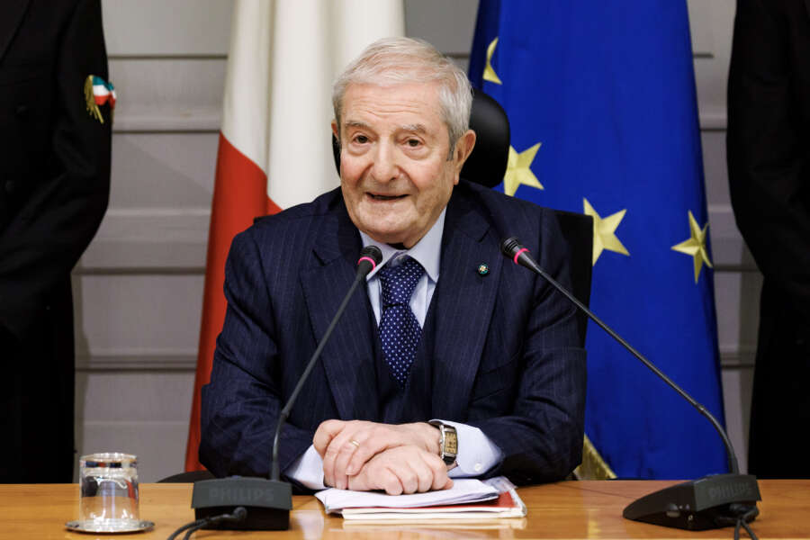 Foto Roberto Monaldo / LaPresse 12-12-2023 Roma (Italia) Politica – Conferenza stampa del nuovo Presidente della Corte costituzionale. Nella foto: Augusto Barbera

12-12-2023 Rome (Italy) Politics – Press conference of the new President of the Constitutional Court. In the pic: Augusto Barbera
Foto Roberto Monaldo / LaPresse
11-12-2023 Roma 
Politica
Conferenza stampa del nuovo Presidente della Corte costituzionale
Nella foto Augusto Barbera

12-12-2023 Rome (Italy)
Politics
Press conference of the new President of the Constitutional Court
In the pic Augusto Barbera