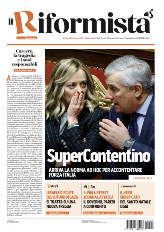 Quotidiano del 29 Dicembre 2023