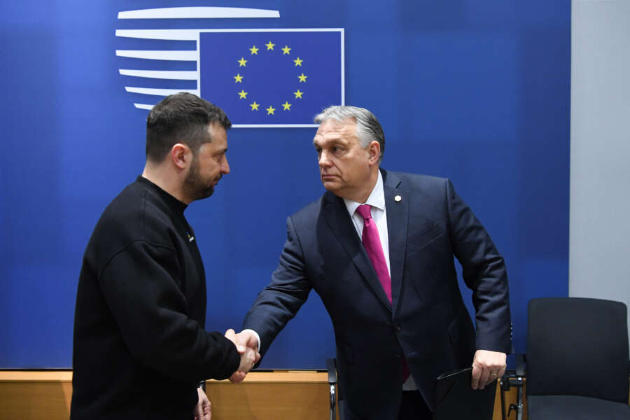 VOLODYMYR ZELENSKY VIKTOR ORBAN