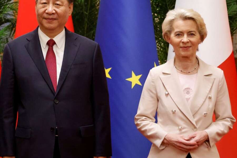 Vertice Ue Cina von der leyen xi jinping