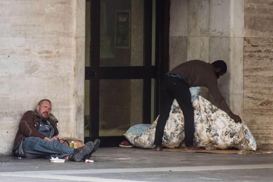 Foto Valerio Portelli/LaPresse
19-03-2019 Roma, Italia
Degrado Stazione Termini
Cronaca
Nella foto: Degrado Stazione Termini

Photo Valerio Portelli/LaPresse
19 March 2019 Rome, Italy
Termini Station Degradation
News
In the pic: Termini Station Degradation
