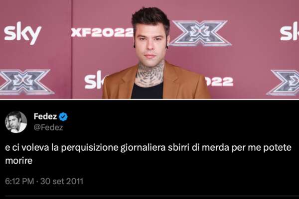 Il tweet di Fedez contro la Polizia dopo una perquisizione nel 2011: “Sbirri di m**** per me potete morire”
