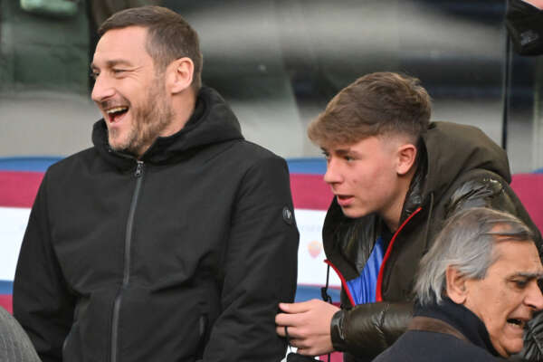 Cristian Totti e Francesco Totti Cristian Totti e Francesco Totti