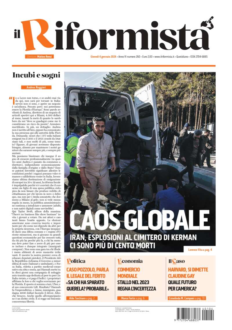 Quotidiano del 4 Gennaio 2024