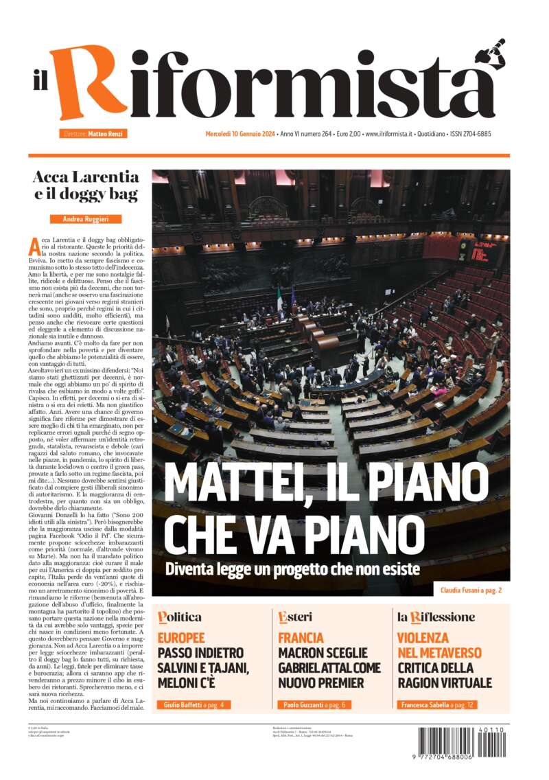 Quotidiano del 10 Gennaio 2024