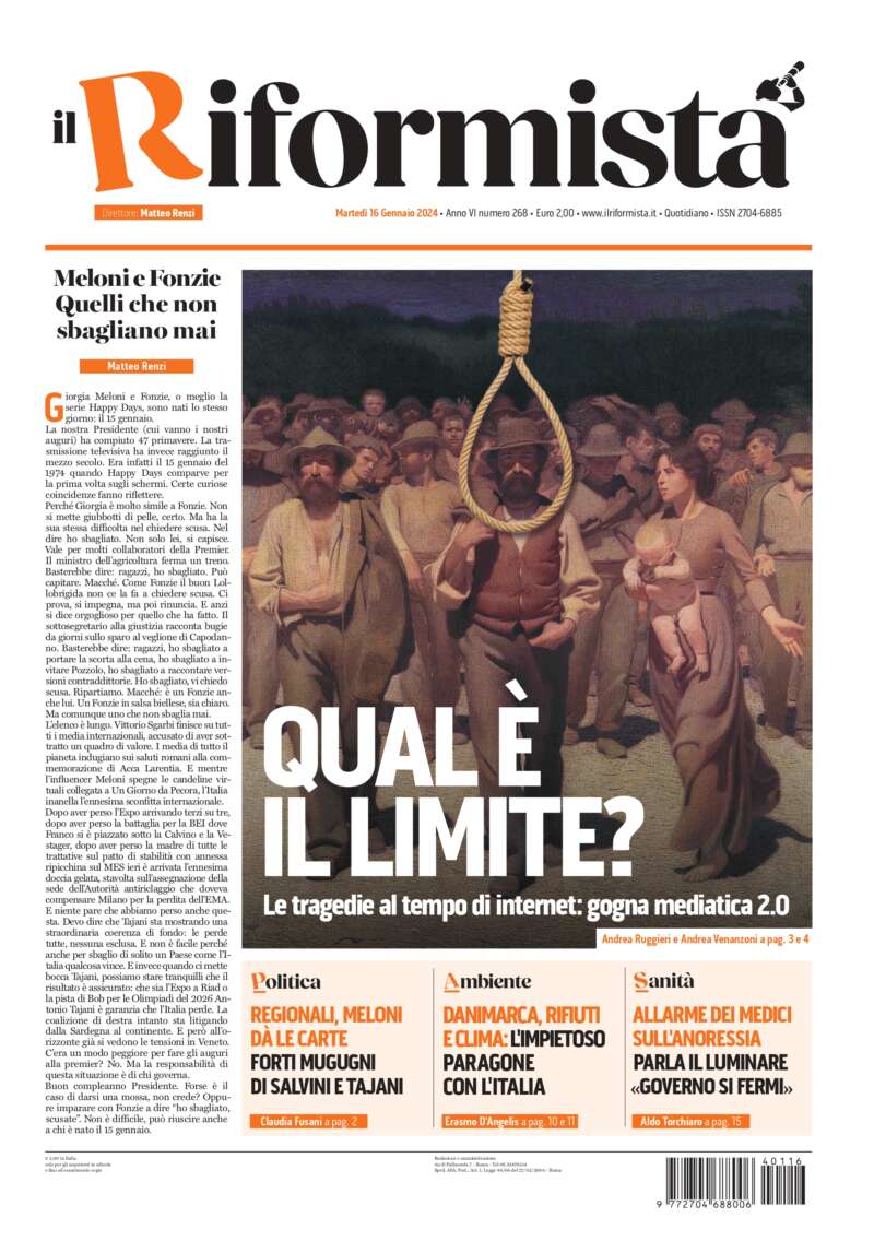 Quotidiano del 16 Gennaio 2024