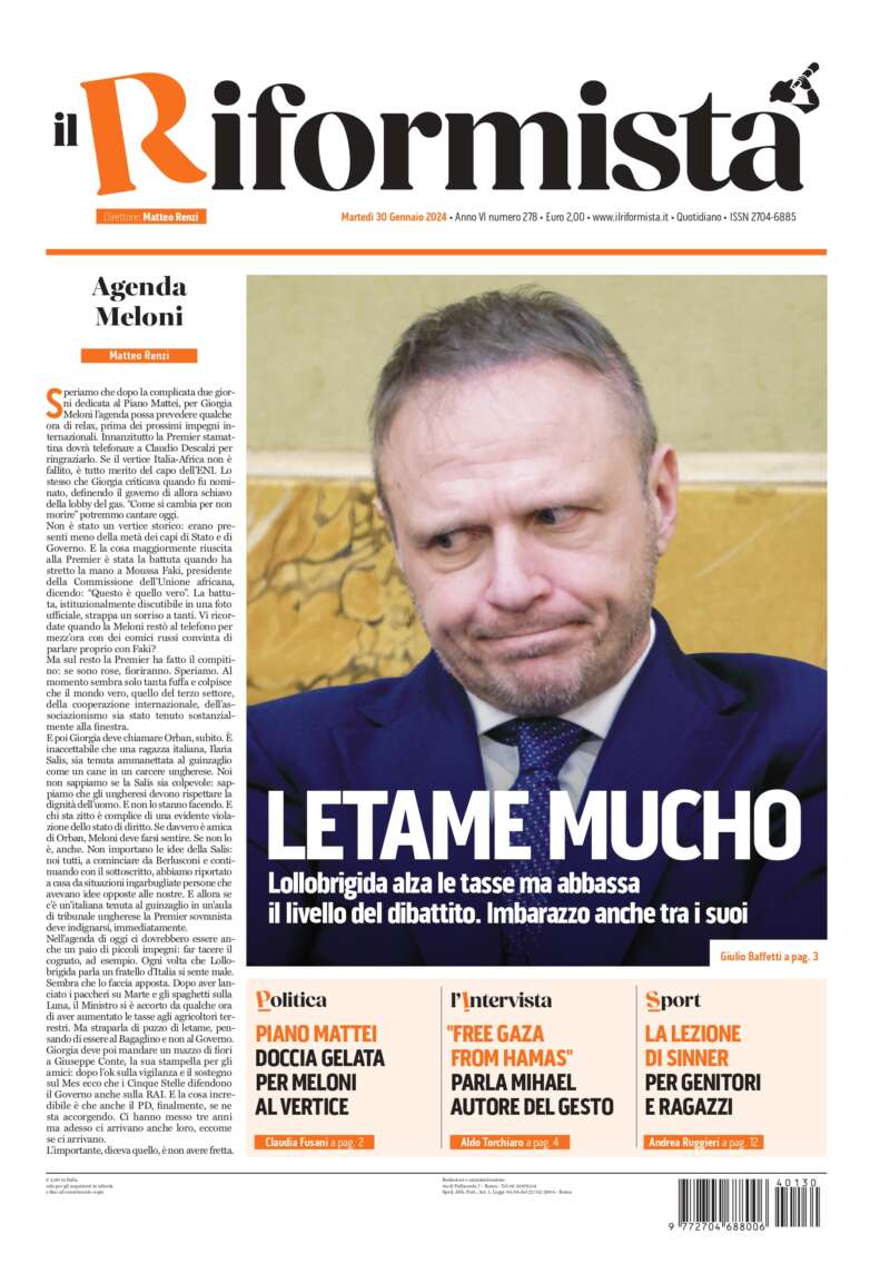 Quotidiano del 30 Gennaio 2024
