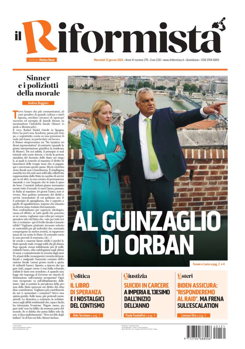 Quotidiano del 31 Gennaio 2024