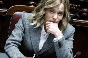 Foto Roberto Monaldo / LaPresse
24-01-2024 Roma
Politica
Camera dei deputati – Question time con il presidente del Consiglio Giorgia Meloni
Nella foto Giorgia Meloni

24-01-2024 Rome (Italy)
Politics
Chamber of deputies – Question time whit Prime Minister Giorgia Meloni
In the pic Giorgia Meloni