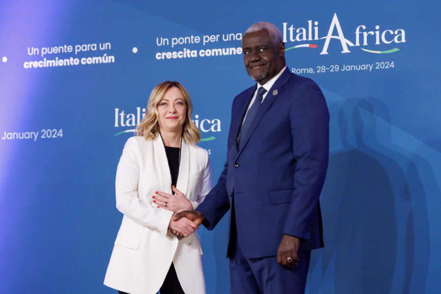 Vertice Italia Africa, Faki Meloni