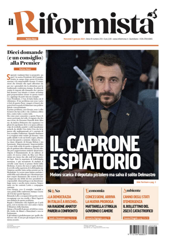 Quotidiano del 3 Gennaio 2024