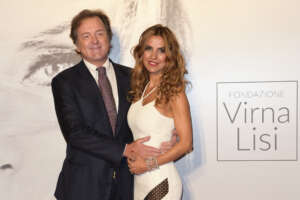Foto Mario Cartelli/LaPresse07-11-2018 Roma, Italia SpettacoloRed carpet per la VII edizione del Premio Virna Lisi all?Auditorium Parco della MusicaNella foto: Corrado Pesci, Veronica PesciPhoto Mario Cartelli/LaPresseNovember 07th, 2018 Rome, ItalyEntertainementVirna Lisi Award 2018 red carpet at Auditorium Parco della MusicaIn the photo: Corrado Pesci, Veronica Pesci