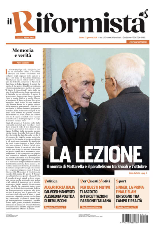 Quotidiano del 27 Gennaio 2024