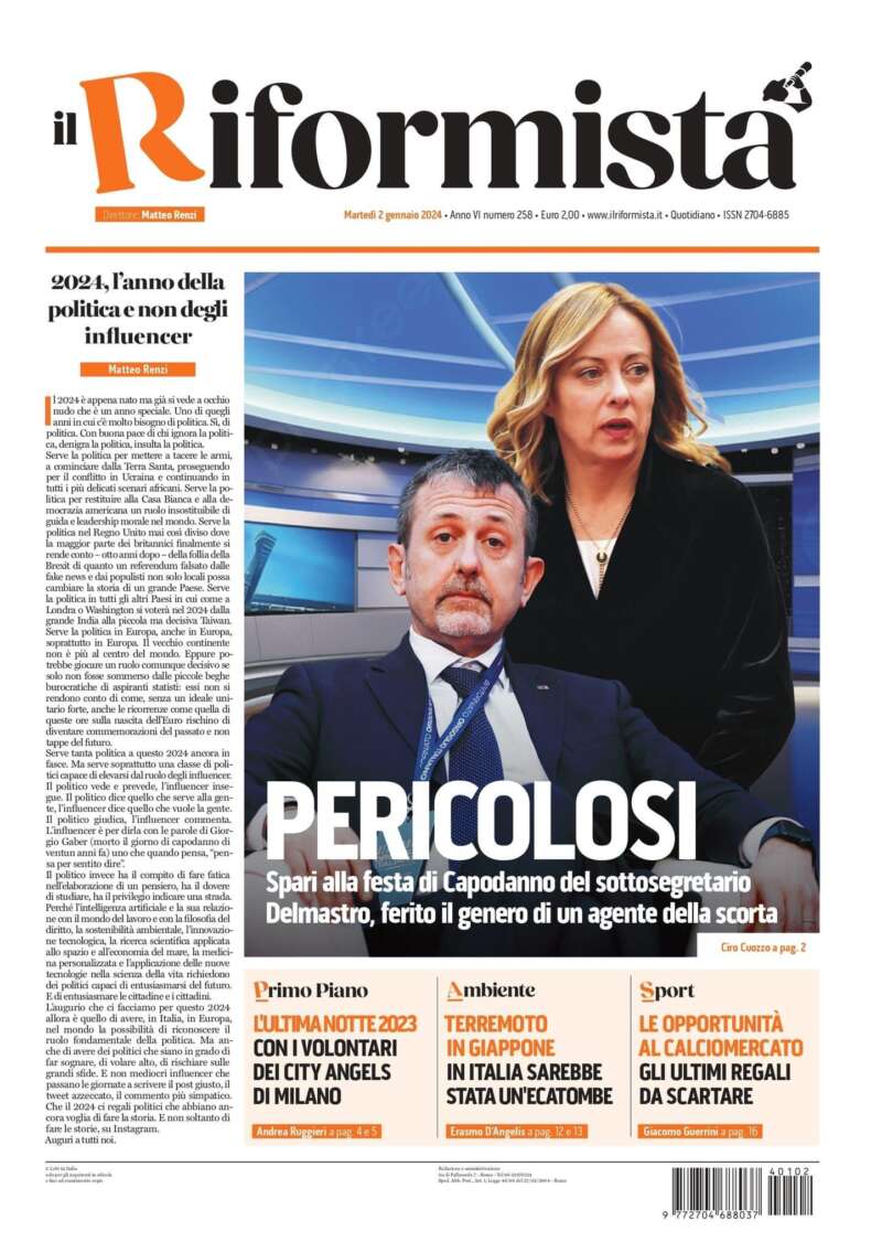 Quotidiano del 2 Gennaio 2024