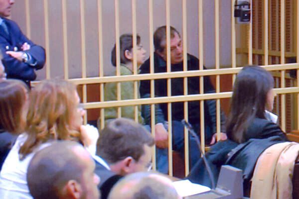 ©Mattia vacca/Lapresse
24-11-08
cronaca
Processo strage di Erba 
Nella foto:  Rosa Bazzi e Olindo Romano in aula