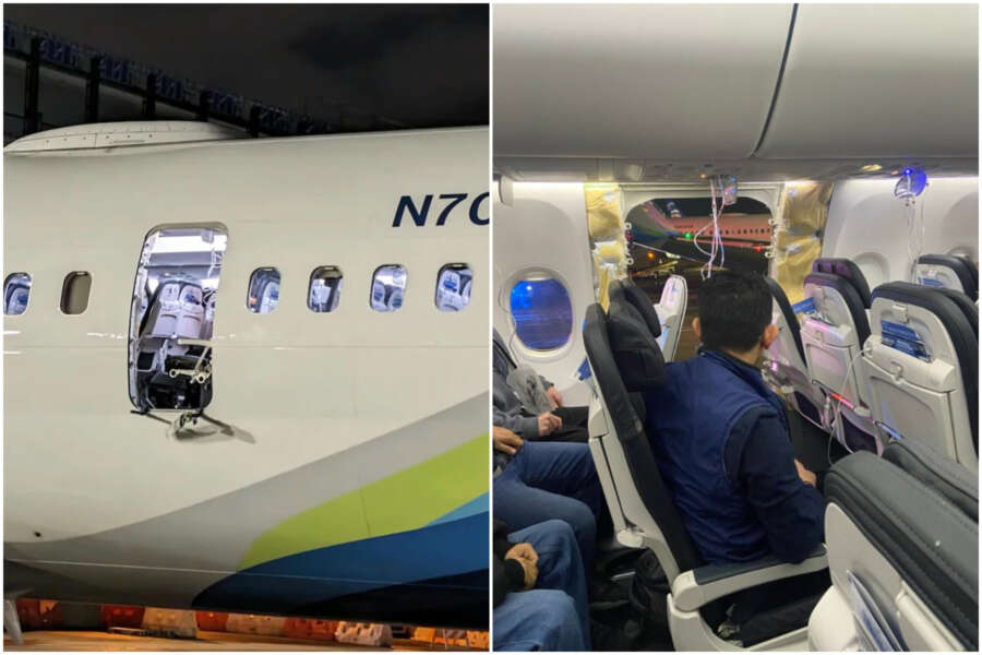 Finestrino scoppia in volo, il video del panico sul Boeing 737: “Risucchiato poco dopo il decollo”