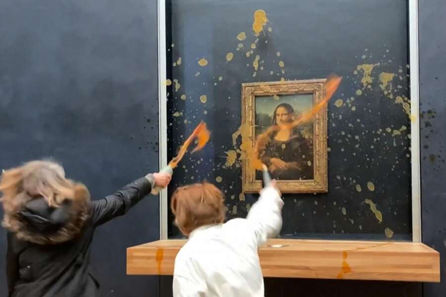 Gioconda imbrattata, è il modo giusto di protestare?