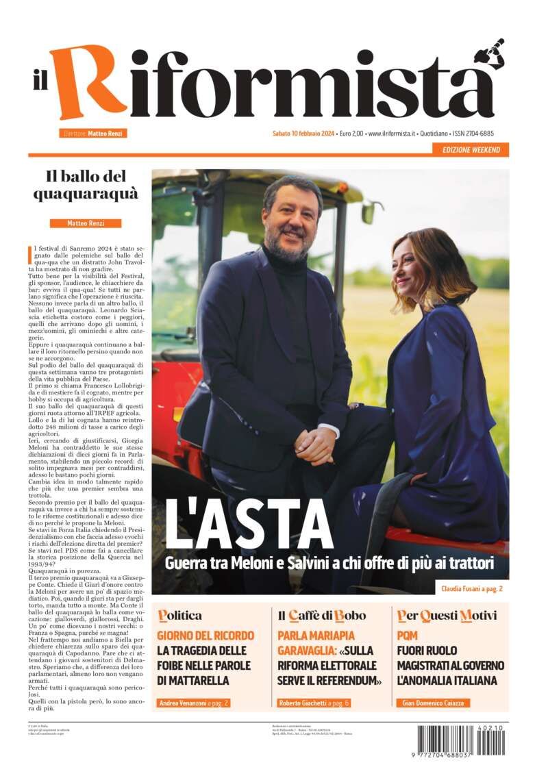 Quotidiano del 10 Febbraio 2024