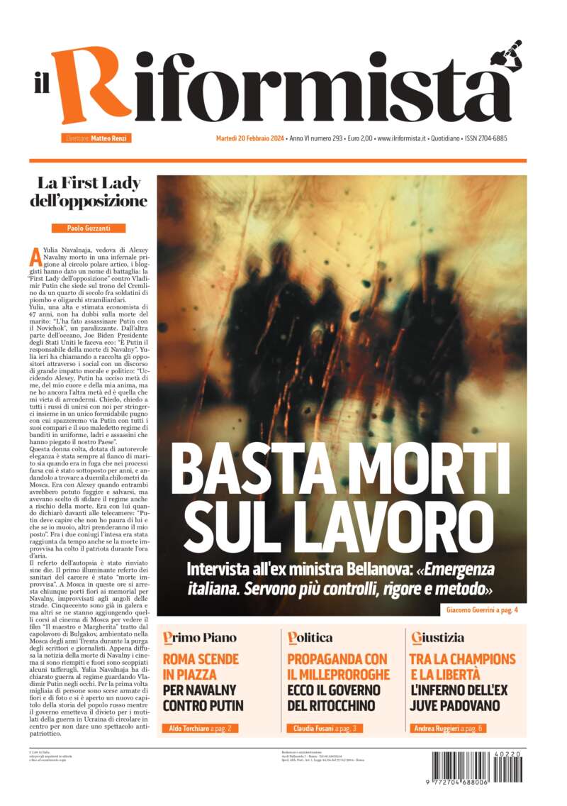Quotidiano del 20 Febbraio 2024
