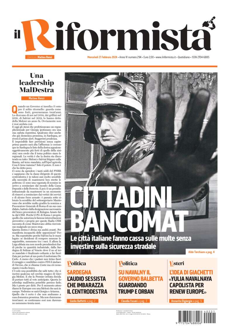 Quotidiano del 21 Febbraio 2024