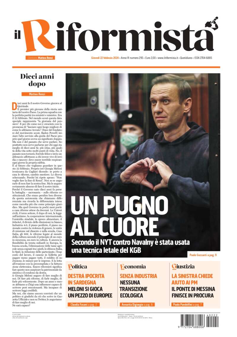 Quotidiano del 22 Febbraio 2024