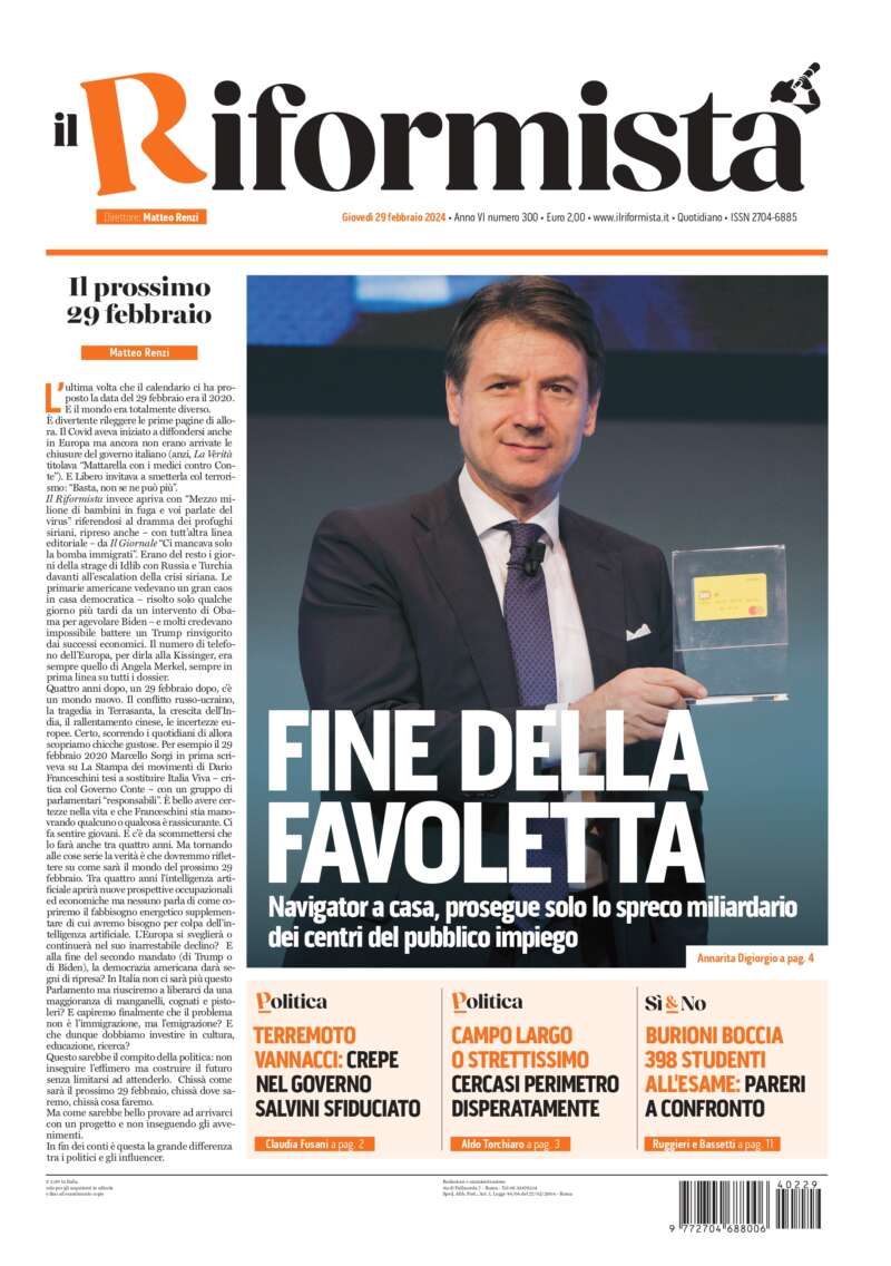 Quotidiano del 29 Febbraio 2024