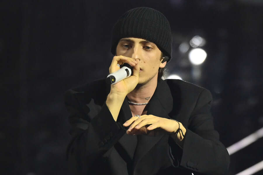 Sangiovanni a Sanremo