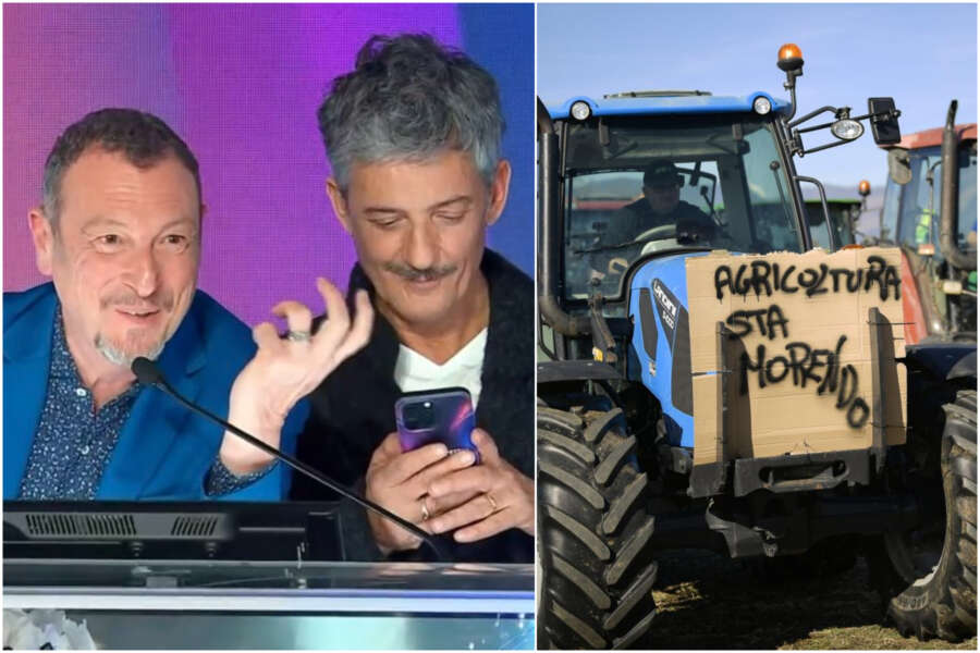 Amadeus chiama i trattori a Sanremo: “Li accolgo sul palco, Festival libero. Le storie di Allevi e Giogiò, per Geolier ho cambiato regole”