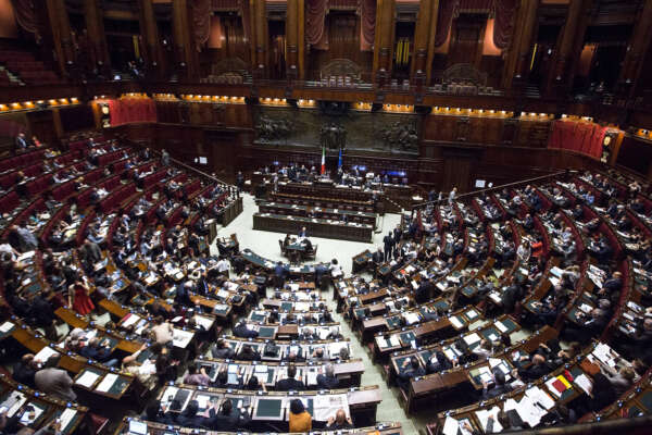 Foto Roberto Monaldo / LaPresse
18-06-2014 Roma
Politica
Camera dei Deputati – Voto finale su dl Irpef
Nella foto Un momento dei lavori

Photo Roberto Monaldo / LaPresse
18-06-2014 Rome (Italy)
Chamber of Deputies – Vote on dl Irpef
In the photo