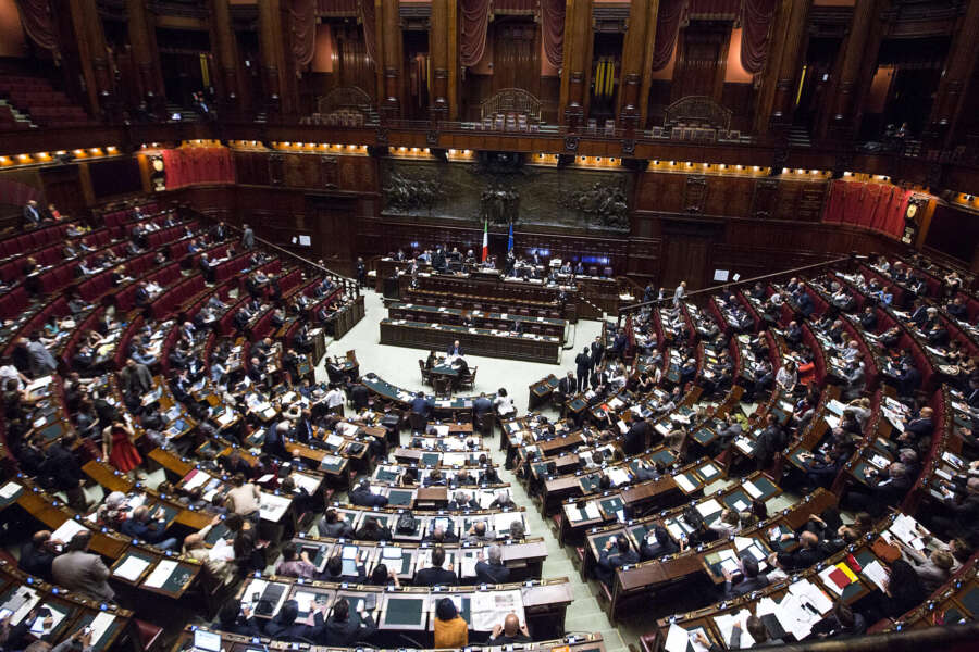 Foto Roberto Monaldo / LaPresse
18-06-2014 Roma
Politica
Camera dei Deputati – Voto finale su dl Irpef
Nella foto Un momento dei lavori

Photo Roberto Monaldo / LaPresse
18-06-2014 Rome (Italy)
Chamber of Deputies – Vote on dl Irpef
In the photo