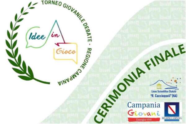 Torneo giovanile Debate: la cerimonia finale del progetto Idee in gioco