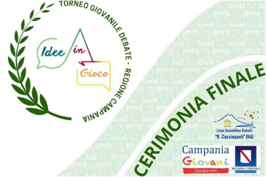 Torneo giovanile Debate: la cerimonia finale del progetto Idee in gioco