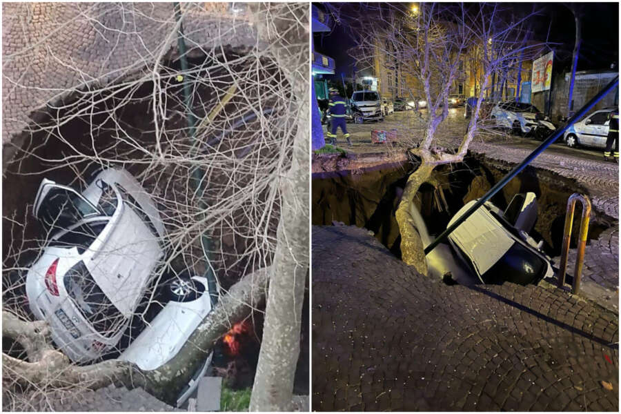 Voragine al Vomero, il miracolo di via Morghen e le accuse di “scarsa manutenzione” di sindaco e assessore al governo da 28 mesi