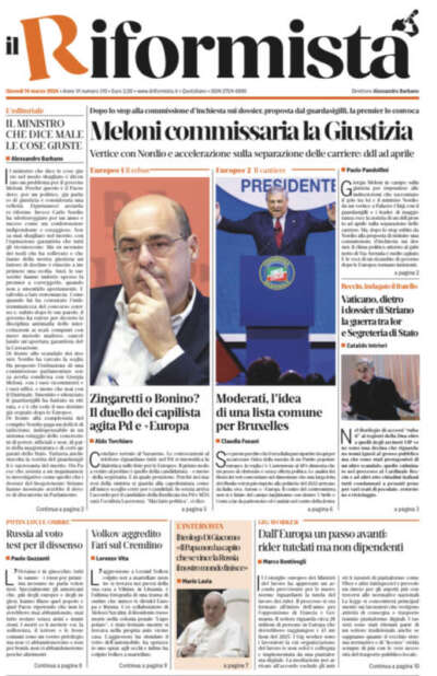 Quotidiano del 14 Marzo 2024