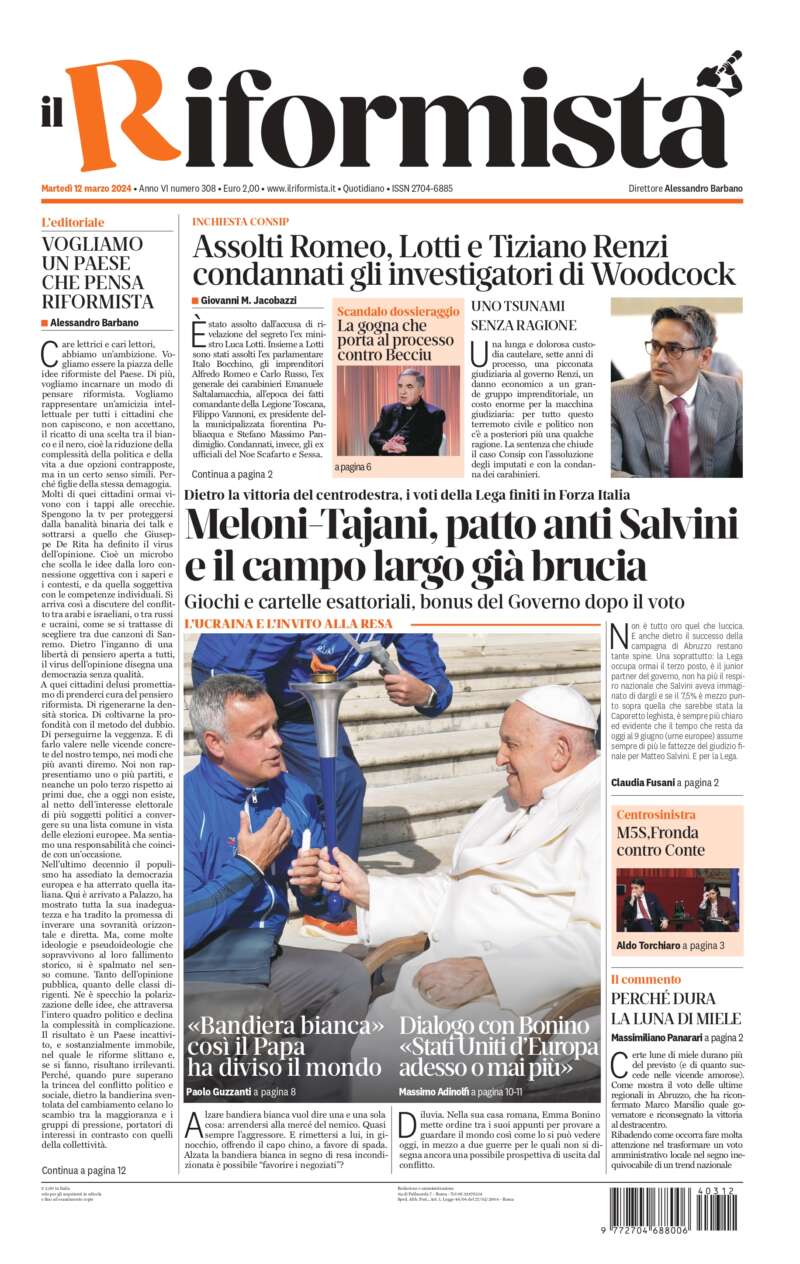 Quotidiano del 12 Marzo 2024