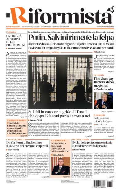 Quotidiano del 19 Marzo 2024