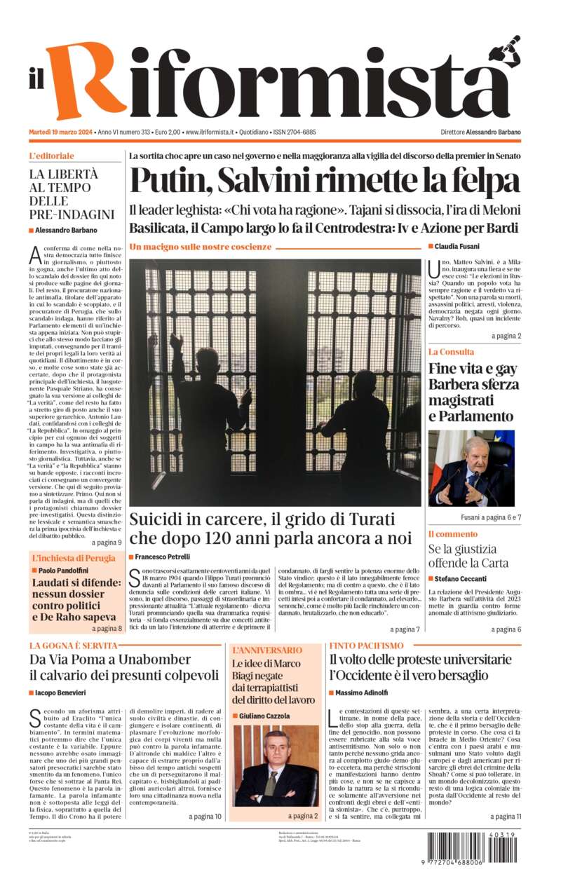 Quotidiano del 19 Marzo 2024