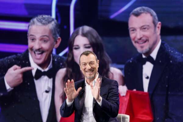 Amadeus a Sanremo 2025 “Fiorello chiede spiegazioni” ma la Rai smentisce e pensa a conduzione in tandem Conti-Clerici e Cattelan-De Martino