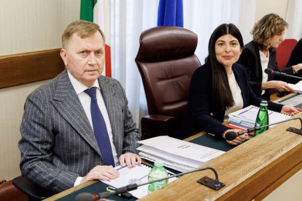 Il direttore della Dia Michele Carbone durante l’audizione in commissione  in commissione Antimafia presieduta da Chiara Colosimo. Roma, Lunedì, 25 marzo 2024 (Foto Roberto Monaldo / LaPresse)

Head of the Anti-mafia investigation directorate Michele Carbone during the hearing in the Anti-Mafia Commission chaired by Chiara Colosimo. Rome, Monday, March 25, 2024 (Photo by Roberto Monaldo / LaPresse)
