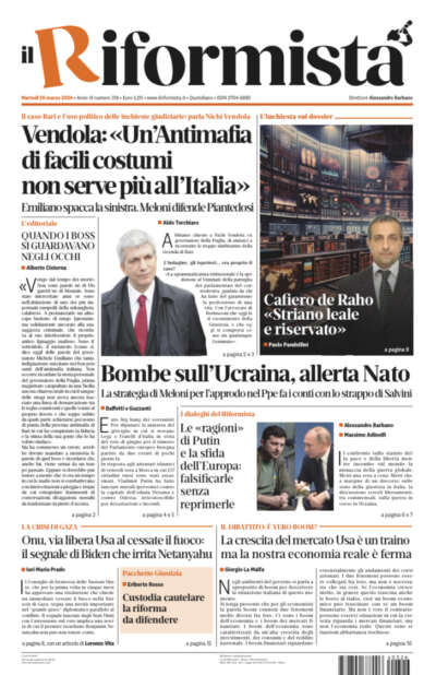 Quotidiano del 26 Marzo 2024