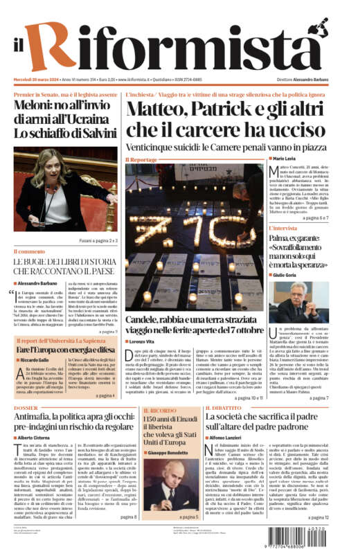 Quotidiano del 20 Marzo 2024