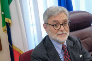 Il procuratore Nazionale Antimafia e antiterrorismo Giovanni Melillo in audizione davanti alla Commissione bicamerale Antimafia presieduta da Chiara Colosimo FDI tenutasi presso gli uffici distaccati della Camera dei Deputati presso Palazzo San Macuto a Roma, Mercoledì, 06 Marzo 2024 (foto Mauro Scrobogna / LaPresse) 

The National Anti-Mafia and Anti-Terrorism Prosecutor Giovanni Melillo in the hearing before the bicameral Anti-Mafia Commission chaired by Chiara Colosimo FDI held at the branch offices of the Chamber of Deputies at Palazzo San Macuto in Rome ,Wednesday, March 06, 2024. (Photo by Mauro Scrobogna / LaPresse)