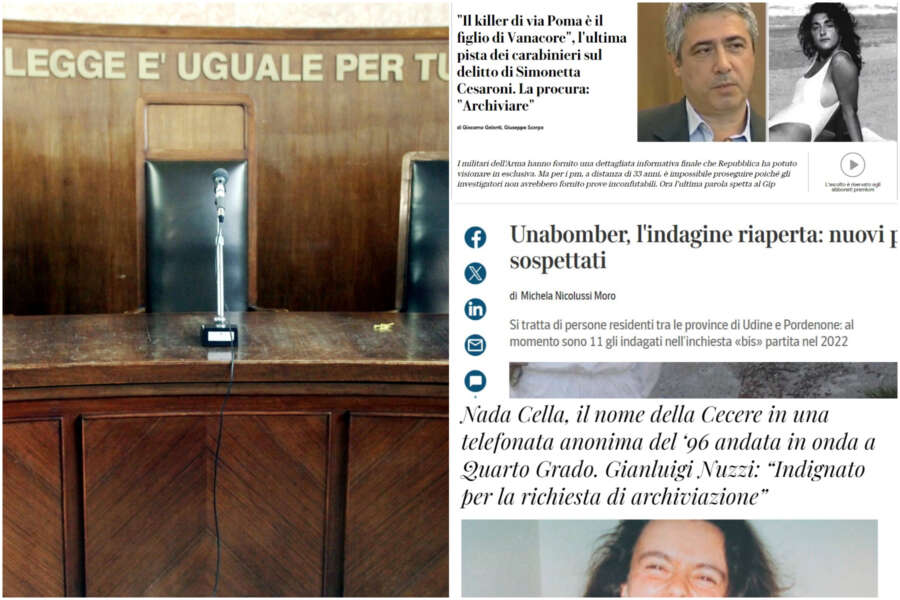 Unabomber, Nada Cella, via Poma, la gogna per i delitti irrisolti: quando parola infamante divora la presunzione d’innocenza