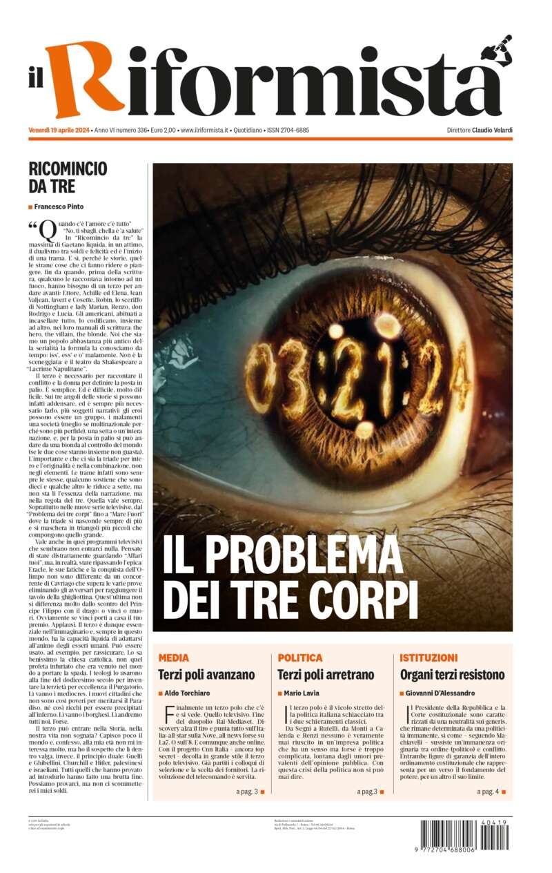 Quotidiano del 19 Aprile 2024